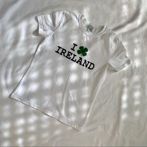 y2k i heart ireland baby tee